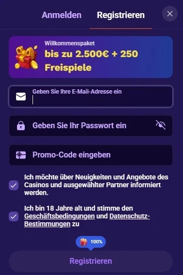 LiraSpin Casino inscrit